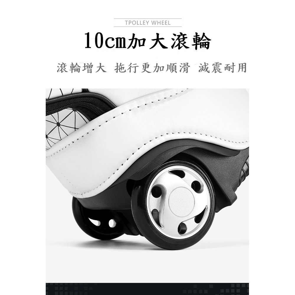 PGM 高爾夫格子球包 女士帶輪拉桿高爾夫球袋-細節圖8