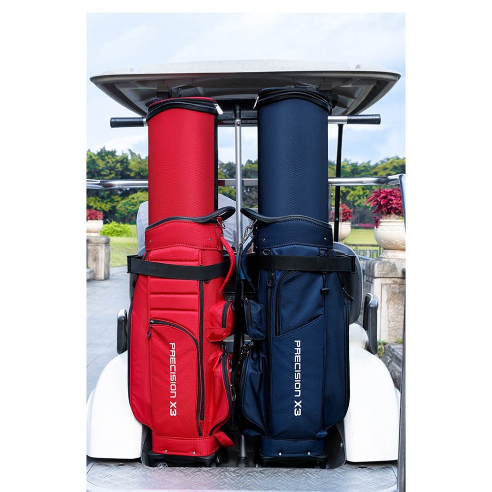PGM萬向四輪高爾夫球包 伸縮包 平推球袋 旅行球桿包 含防雨罩-細節圖11