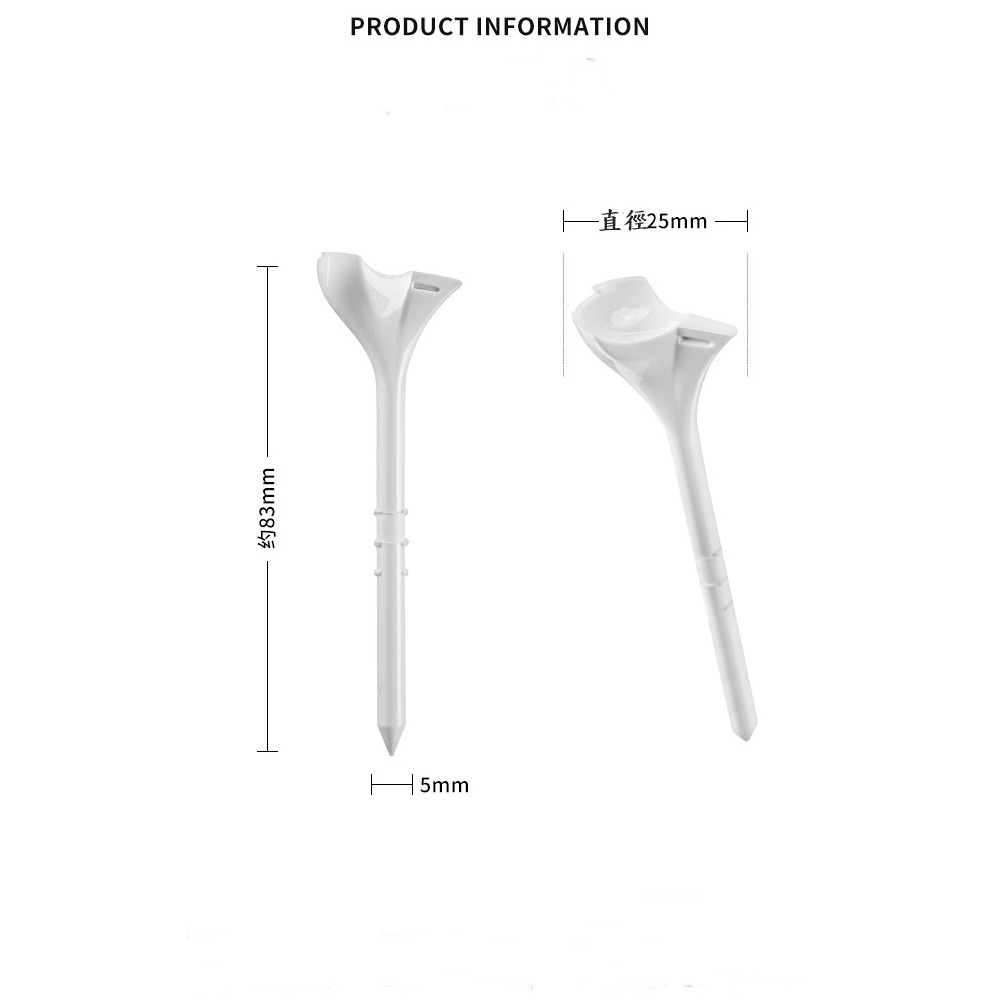 PGM高爾夫球tee10°斜插球釘瞄準箭頭 球TEE-細節圖6