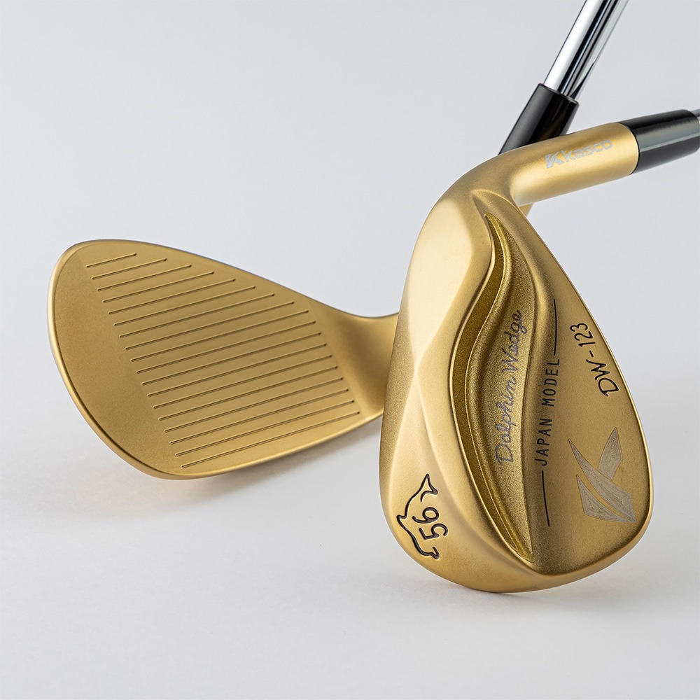 Kasco DW-123 金色閃亮海豚楔形挖起桿 碳纖維桿身 新發行-細節圖8