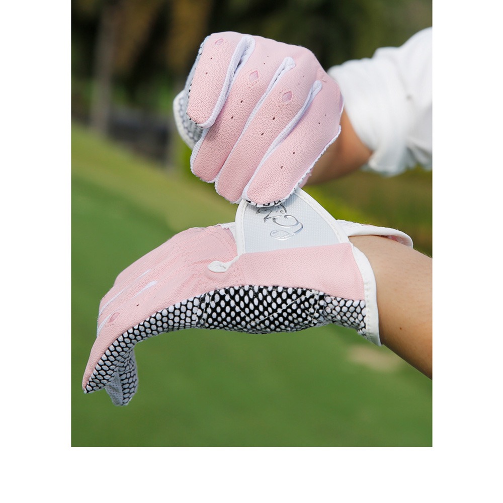 PGM高爾夫手套 女用 韓版 PICK CAT PU防滑手套-細節圖7