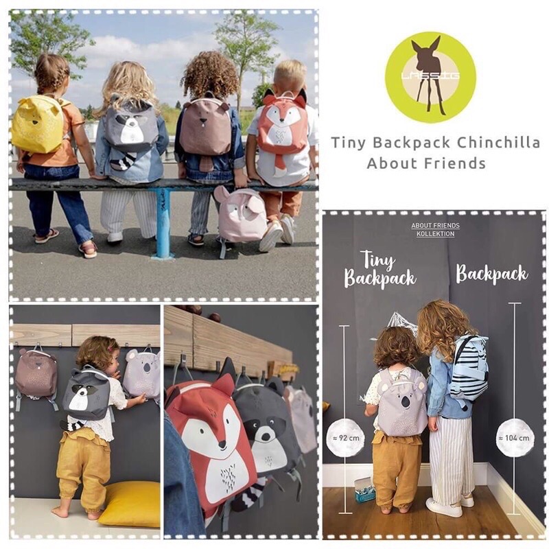 ［全新現貨］lassig 德國 幼童 兒童動物造型背包 三角龍款 藍色 粉紅色-細節圖9