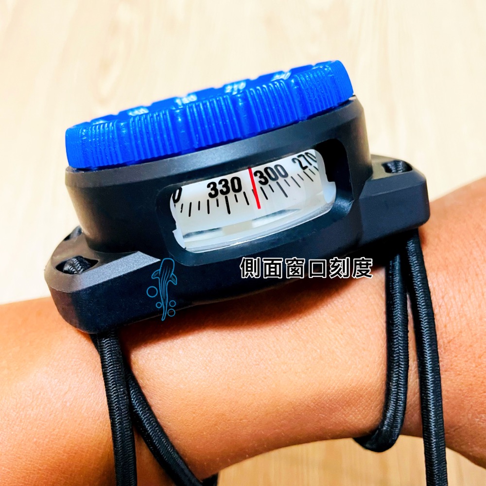 潛鯨 指北針 潛水指北針 夜光 50米防水-細節圖3