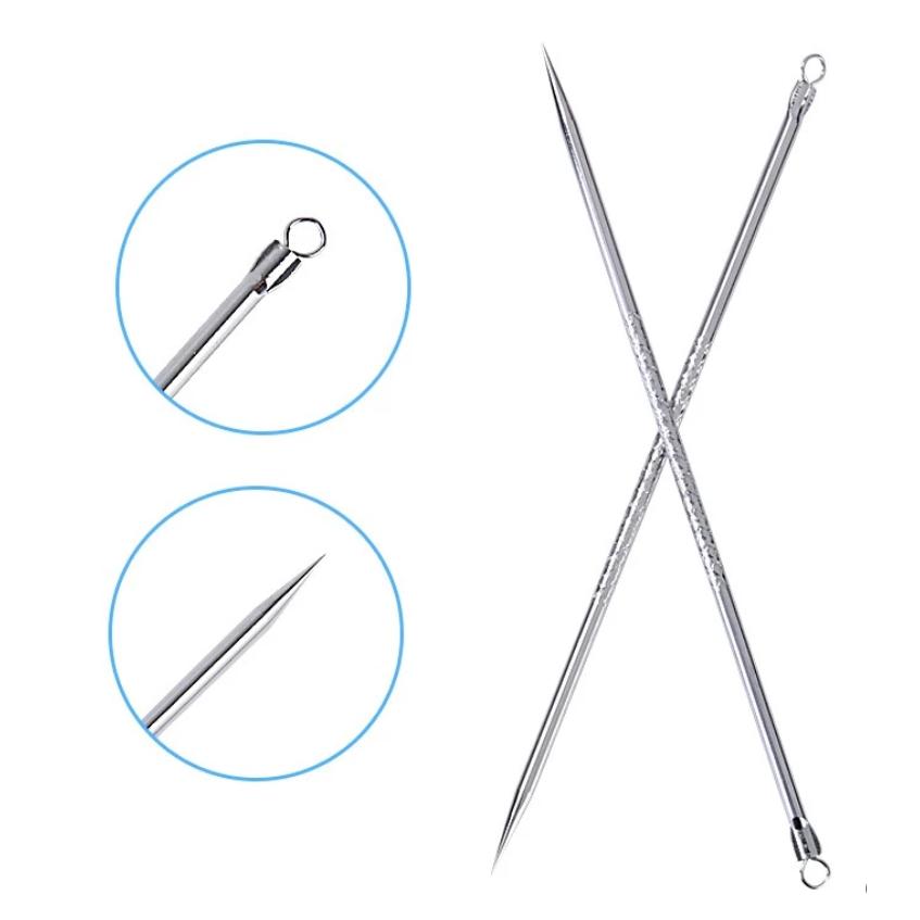 雙頭不鏽鋼粉刺針 青春棒 暗瘡针 美容針 擠痘痘工具-細節圖5