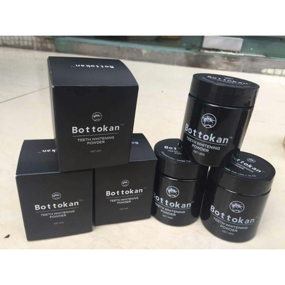 Bottokan-香港黑色活性炭牙粉 竹炭牙粉 牙粉 洗牙粉 天然活性碳牙粉-細節圖2