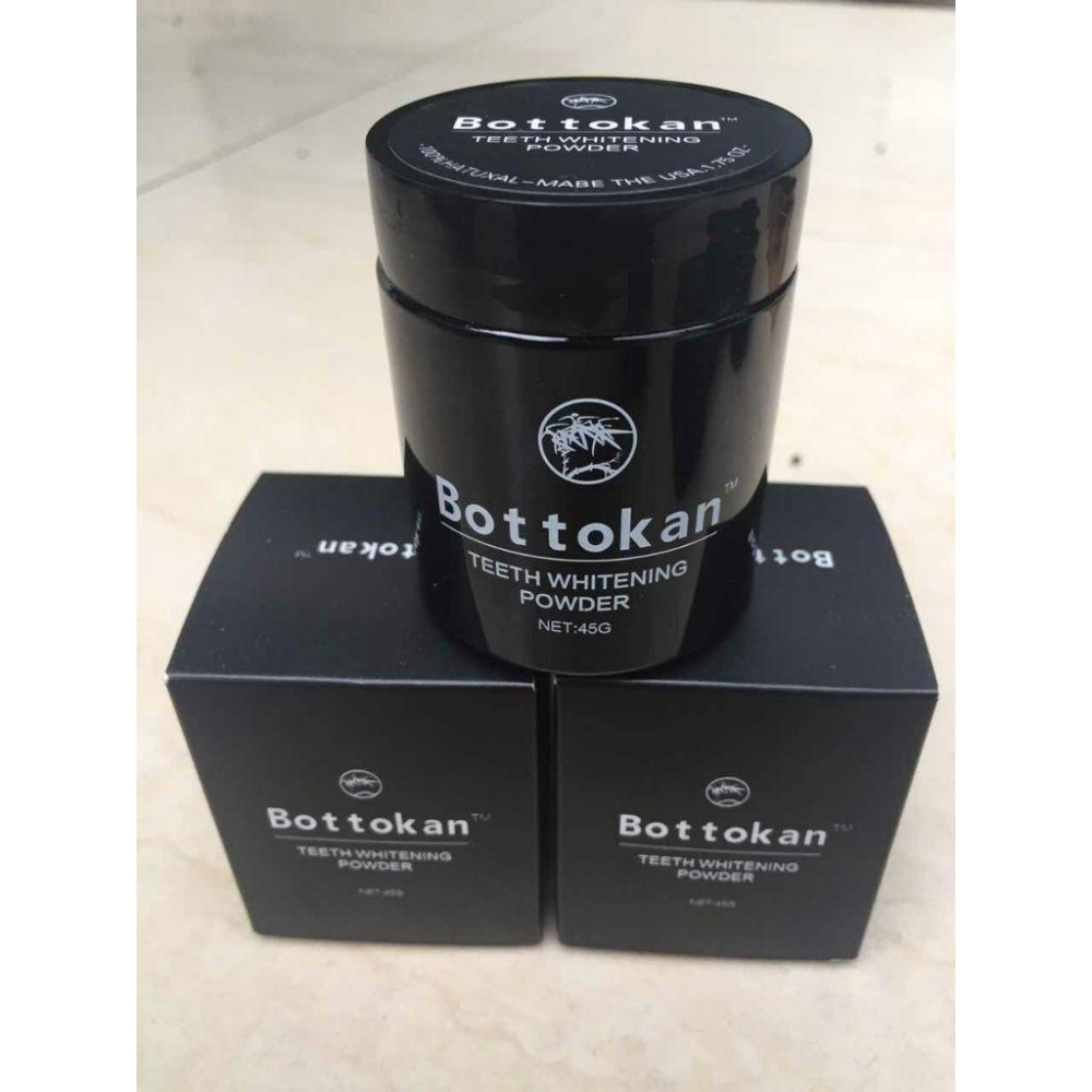 Bottokan-香港黑色活性炭牙粉 竹炭牙粉 牙粉 洗牙粉 天然活性碳牙粉-細節圖3