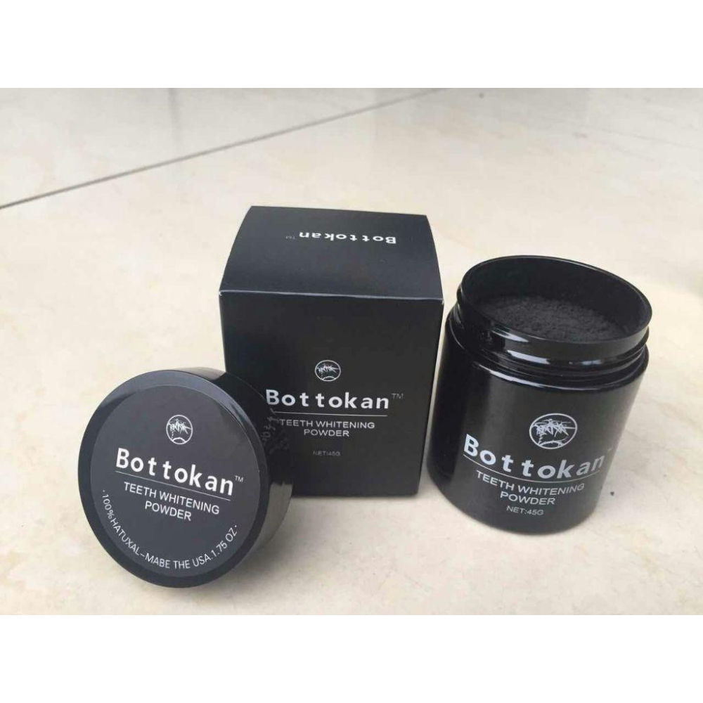 Bottokan-香港黑色活性炭牙粉 竹炭牙粉 牙粉 洗牙粉 天然活性碳牙粉-細節圖4
