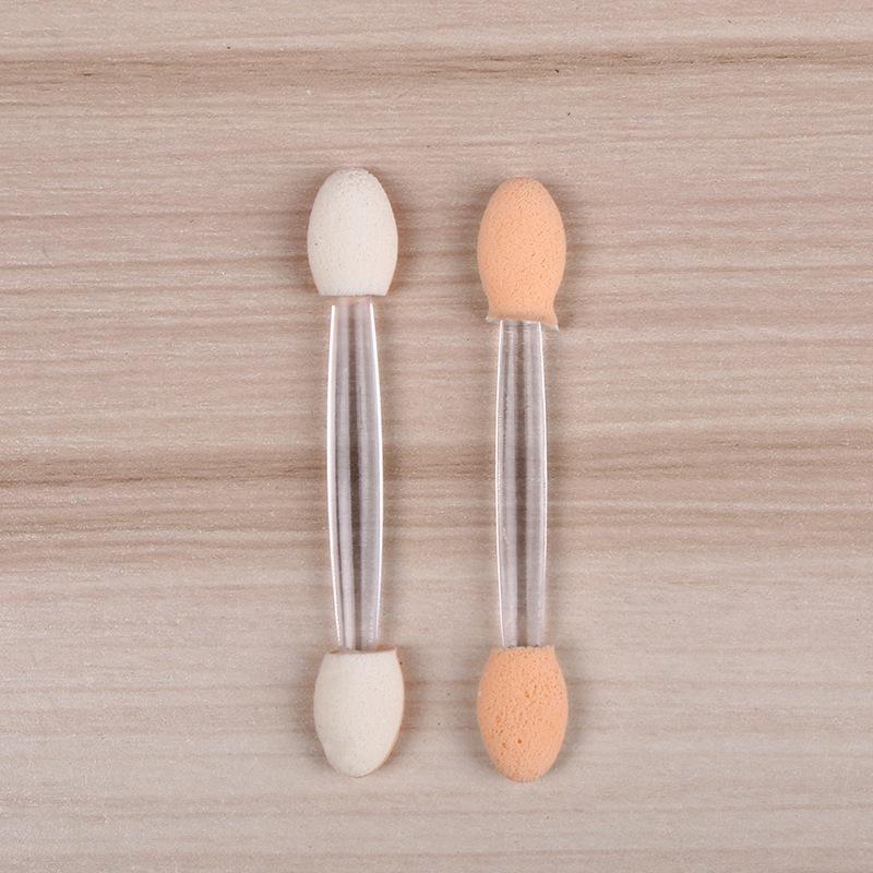 台灣現貨~雙頭眼影棒 眼影棒 海棉棒 美容海棉棒 暈染棒 雙頭暈染海綿棒 乳膠化妝刷 眼影刷-細節圖6