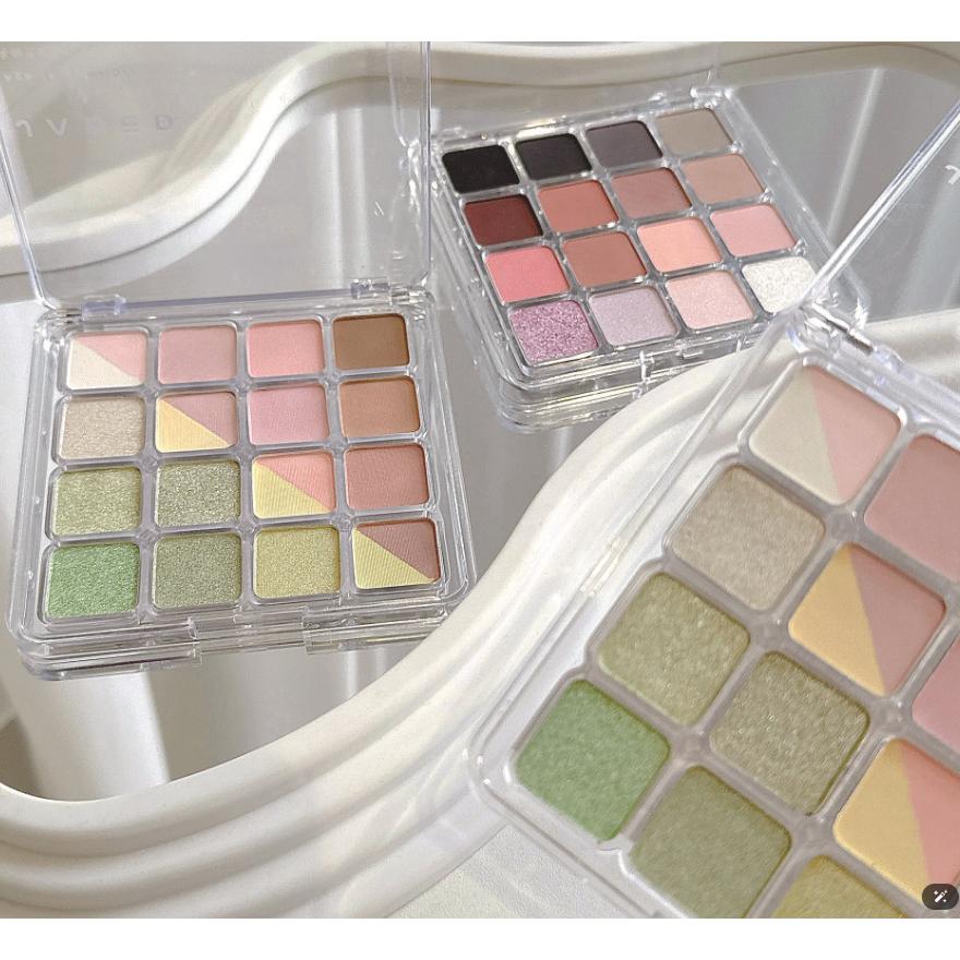 台灣發貨~韓系眼影盤 星情 16色眼影盤  偽素顏 煙霧粉 大地色低飽和 啞光珠光 細閃 低飽和大地色 淡妝裸色-細節圖5