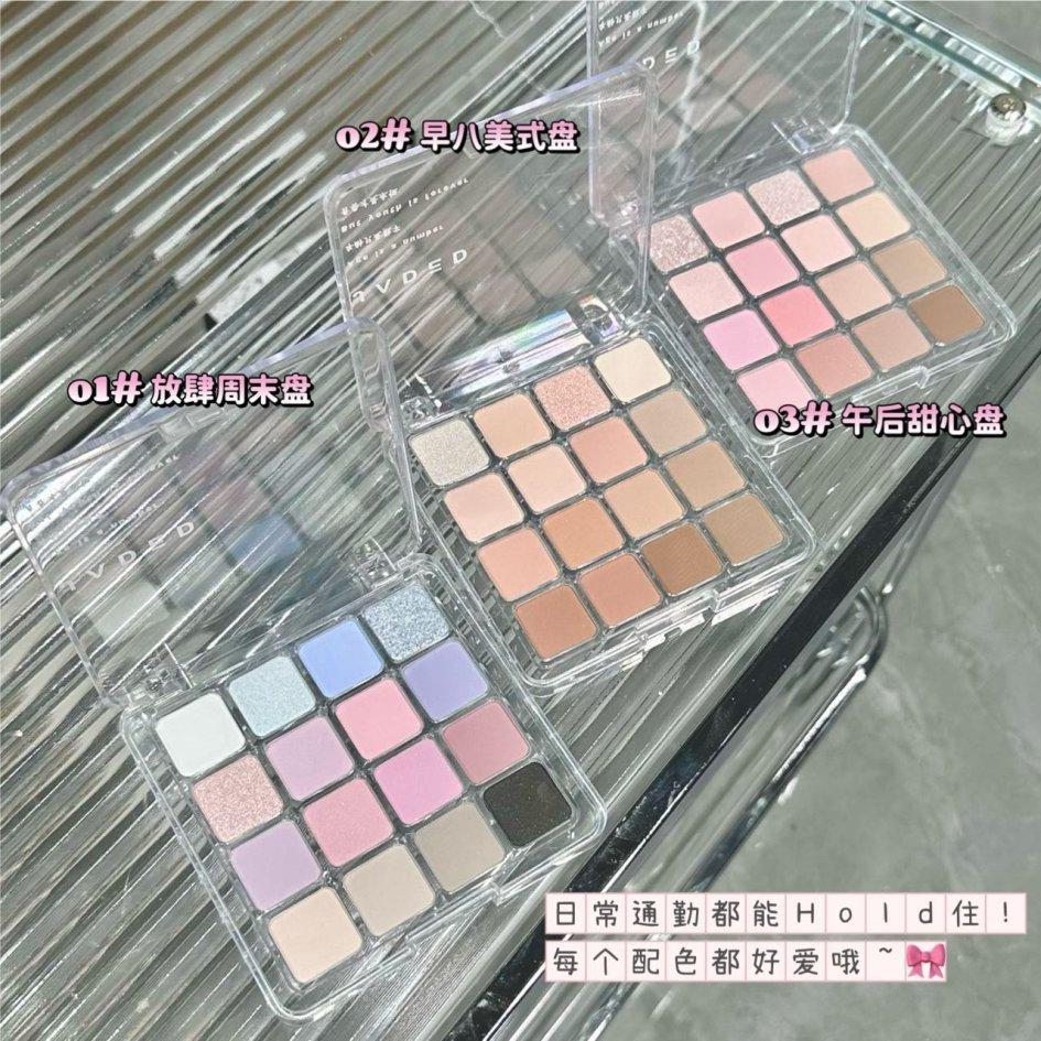 台灣發貨~韓系眼影盤 星情 16色眼影盤  偽素顏 煙霧粉 大地色低飽和 啞光珠光 細閃 低飽和大地色 淡妝裸色-細節圖7