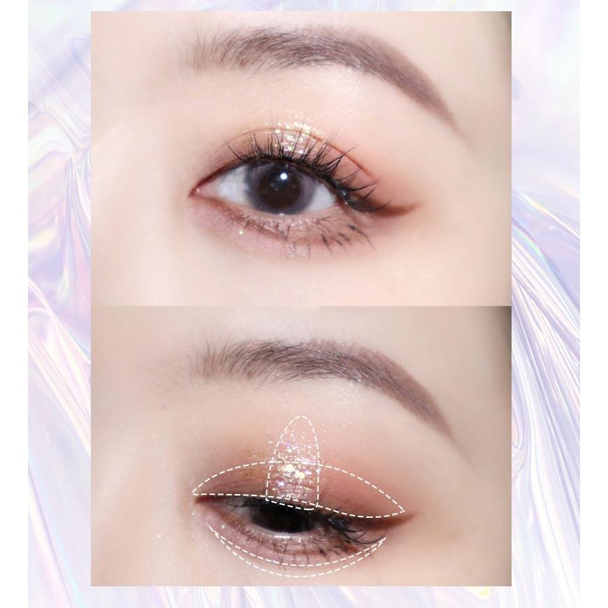 💖💖韓系 淡顏愛豆四色眼影盤 4色眼影盤 臥蠶粉盤 眼影眼線 修容 高光 提亮啞光一體盤-細節圖7