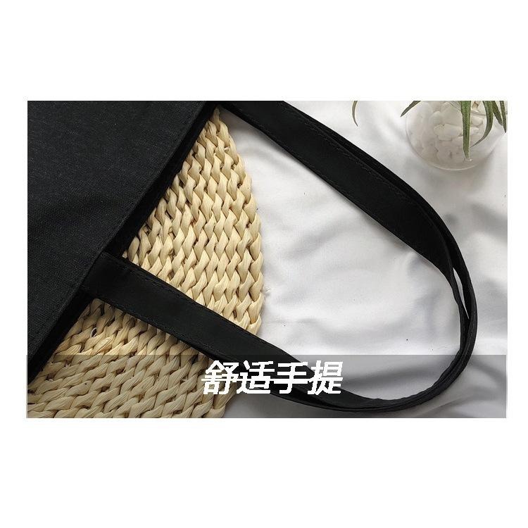 台灣發貨~韓風 帆布包 帆布袋 牛津布包 單肩包 手提包 休閒包 學生書包 百搭肩揹包 單肩包-細節圖8