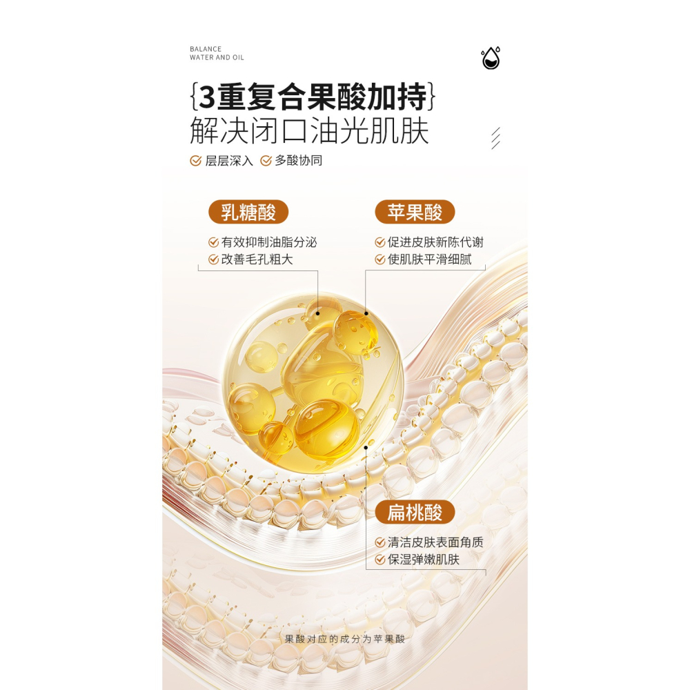 台灣發貨~甘醇酸爽膚水 果酸爽膚水 乙醇酸化妝水 果酸化妝水 3重果酸 果酸去角質爽膚水 果酸精華水-細節圖5