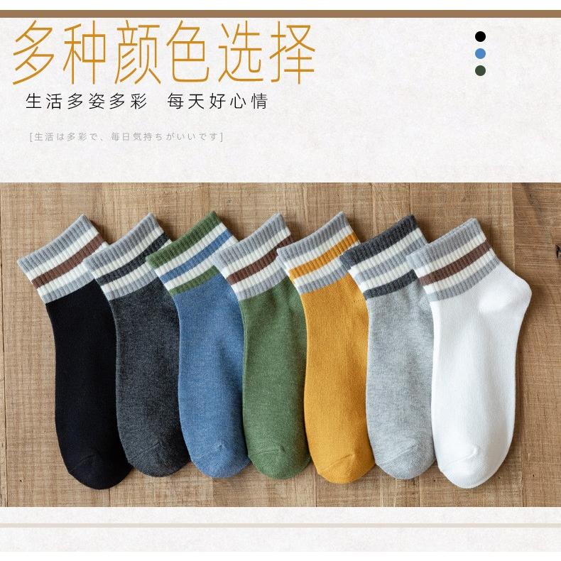 【W26】👱‍♂️男襪子 船襪 船型襪 條紋襪子男短襪 男士襪子 學生襪 淺口男襪子 男生襪子 男襪-細節圖8