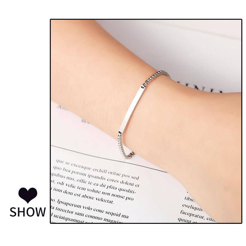 💕情侶手鍊 鈦鋼手鍊 威尼斯盒子手鏈 鈦鋼男生手鍊 女生手鍊 情侶手環 手環 B039-細節圖5