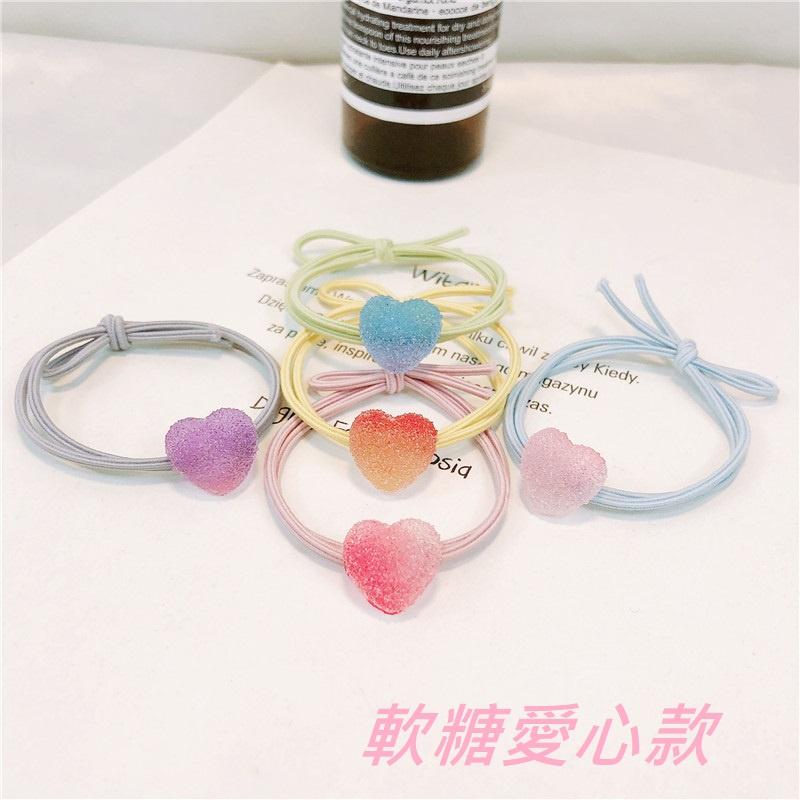 韓版時尚髮圈  三層珍珠髮圈 髮飾 束髮圈 束髮帶  簡約多層橡皮筋髮圈 拼色麻花髮圈-細節圖2