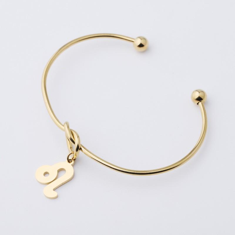 ✨同心結星座手環 12星座鈦鋼手鍊 12星座符號手鍊 十二星座手環 鈦鋼星座手環 12星象手環 鈦鋼手環 手鍊-細節圖2