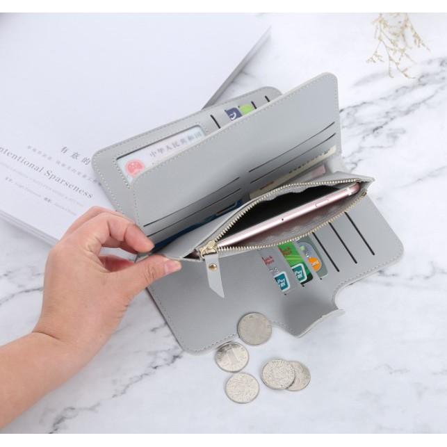 韓版馬卡龍多卡位大容量女生長夾皮夾 多卡位大容量錢包  大容量 長夾 皮包 皮夾-細節圖3