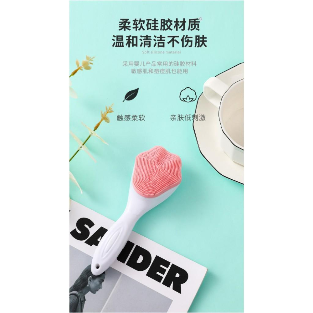 🐾貓爪矽膠洗臉刷🐾 貓爪洗臉刷 矽膠洗臉刷 洗臉刷 按摩刷 潔面刷 洗臉神器 臉部按摩 深層清潔 清潔毛孔-細節圖2