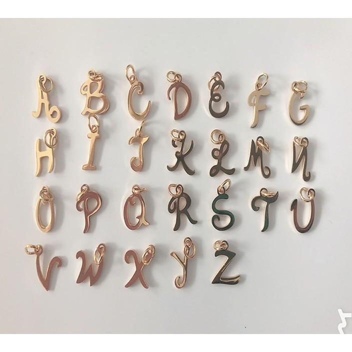 大寫寫 英文字母項鍊 白鋼*鋼色 26英文字母項鍊 不易過敏 可碰水-細節圖7