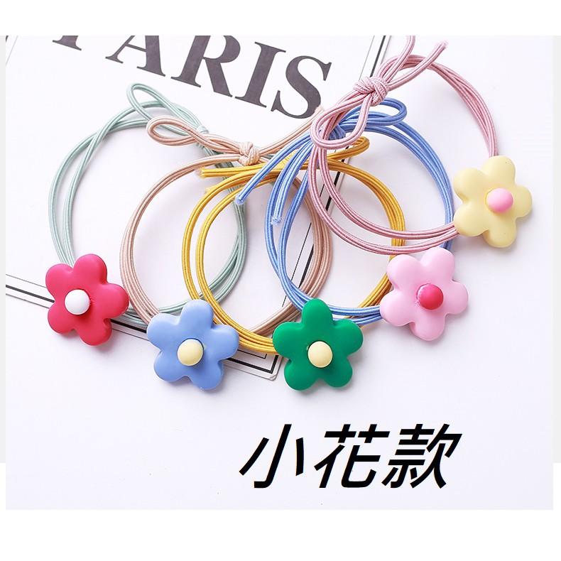 韓風 INS🎠 小恐龍髮圈 泫雅風小花髮圈 糖果髮圈  馬尾髮圈  髮飾 束髮圈 束髮帶-細節圖4
