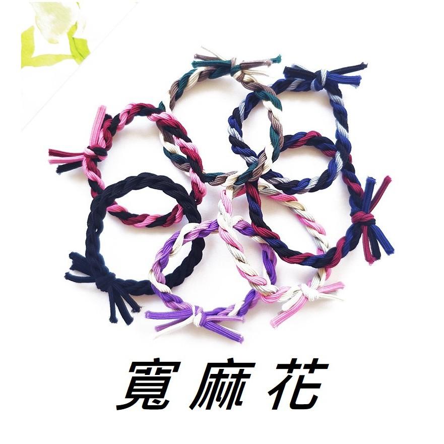 👑韓版 馬卡龍髮圈 髮飾 絲帶髮圈 螺旋髮圈 絲帶髮圈 束髮圈 束髮帶  拚色麻花髮圈-細節圖7