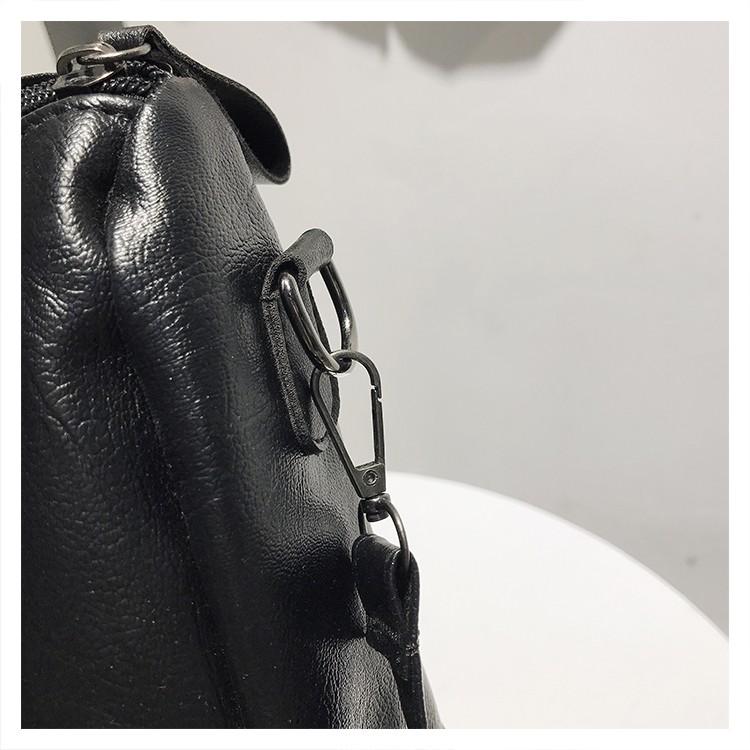 🎉復古防水單肩背包 韓款簡約後背包 2用肩背包 肩背手提2用包 雙肩包 手提包 休閒背包 旅行背包-細節圖7