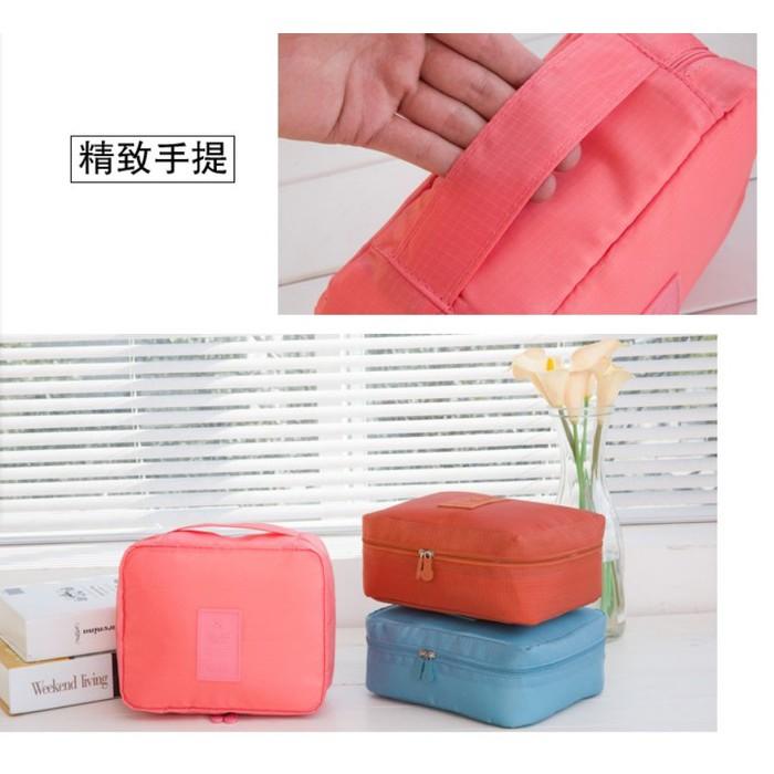 韓款 旅行化妝包 旅行用大容量化妝包 挺立收納包 多功能旅行收納包 內層多收納包-細節圖7