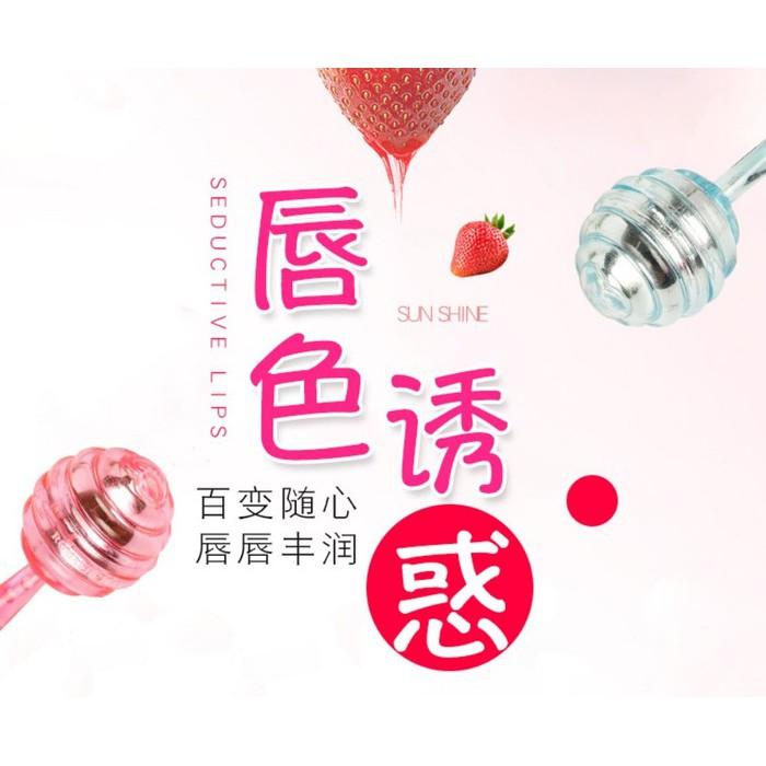 ROMANTIC BEAR 棒棒糖唇膏 網紅INS 棒棒糖唇膏 棒棒糖護唇膏 潤唇膏 滋潤防乾裂-細節圖3