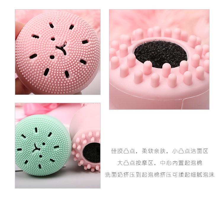 韓式 小章魚洗臉刷 小章魚矽膠按摩洗臉刷 洗面打泡器 雙頭洗臉刷 起泡洗臉刷  按摩洗臉刷 洗臉起泡器-細節圖5