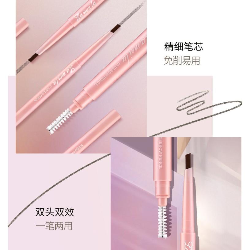拉美拉 2013粉色雙頭眉筆 馬卡龍眉筆 雙頭眉筆~(眉筆*眉刷)/現貨:7色-細節圖3