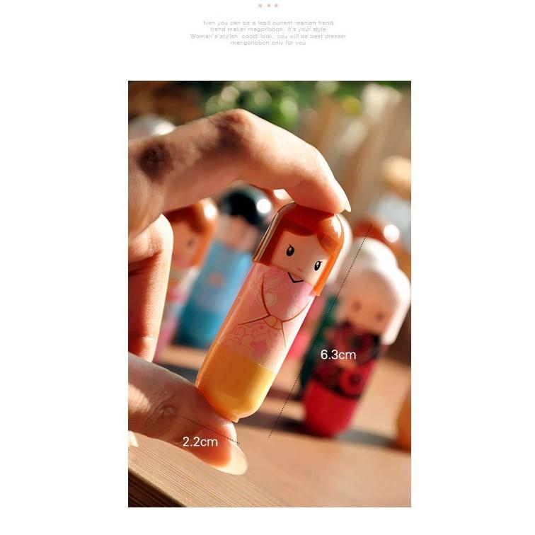 NG區心之戀 和服日本娃娃護唇膏 和服娃娃唇膏/潤唇膏 滋潤*防乾裂 無色唇膏-細節圖5