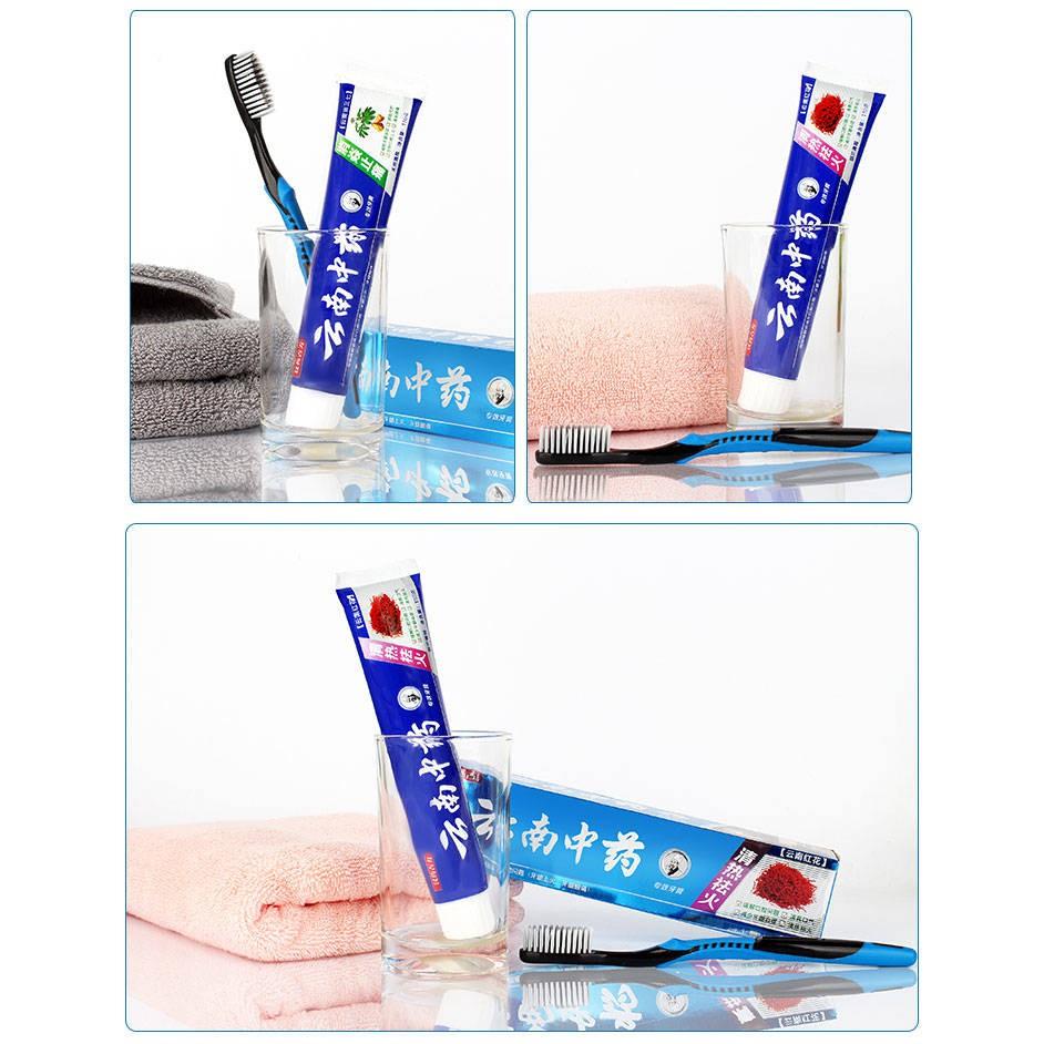 雲南中藥牙膏 100g 牙膏 雲南牙膏 清熱去火 清新口氣 美白牙齒 護齦牙膏-細節圖9