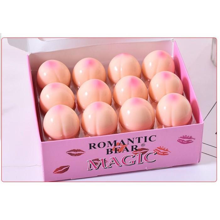 浪漫熊ROMANTIC BEAR~ 水蜜桃潤唇膏 球型水蜜桃護唇膏 桃子護唇膏 蜜桃潤唇球 潤唇口紅 潤唇膏-細節圖9