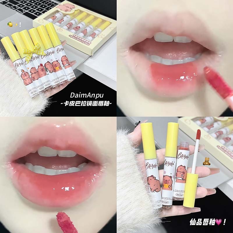 🍭水光鏡面唇釉 鏡面水光唇釉 水潤唇釉 水光唇蜜 水光唇彩 唇釉 唇膏 水光口紅 #水豚君-細節圖3