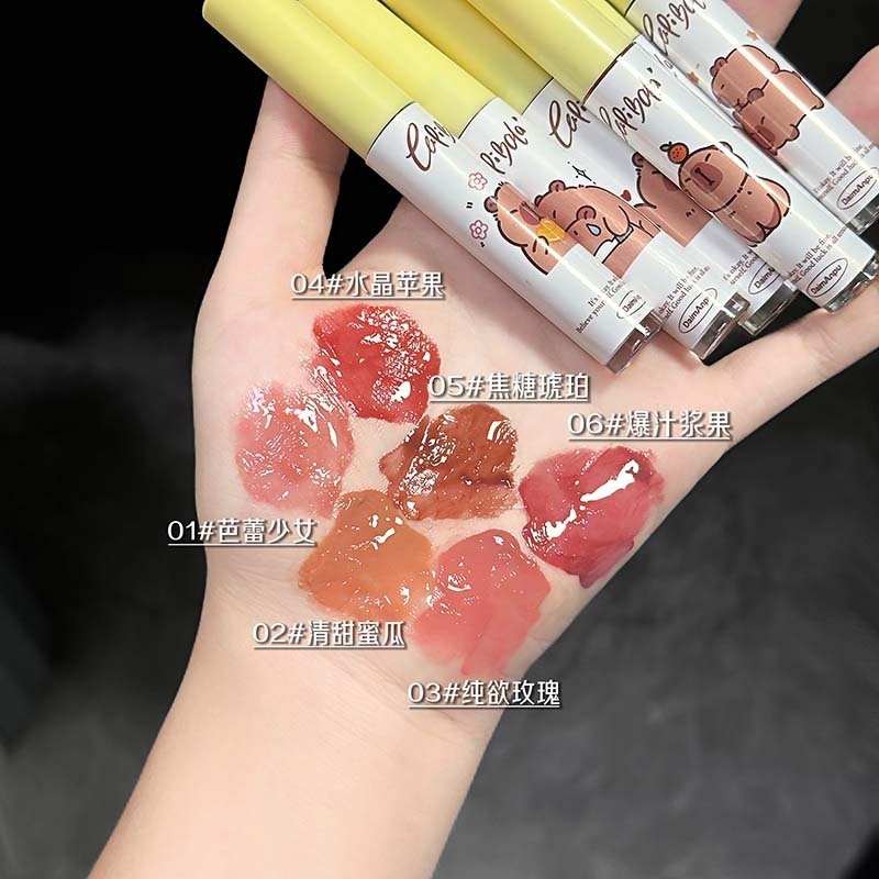 🍭水光鏡面唇釉 鏡面水光唇釉 水潤唇釉 水光唇蜜 水光唇彩 唇釉 唇膏 水光口紅 #水豚君-細節圖4