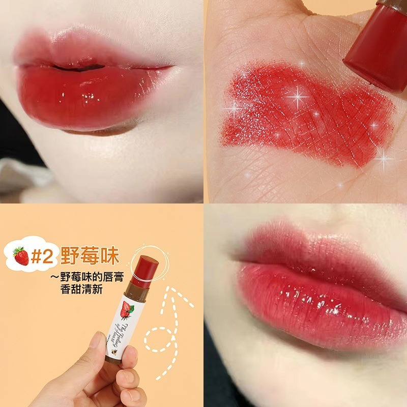 日雜系唇膏口紅 滋潤保濕 有色潤唇膏 溫變護唇膏 有色護唇膏 打底護唇膏 潤唇膏 口紅唇膏 口紅潤唇膏-規格圖11
