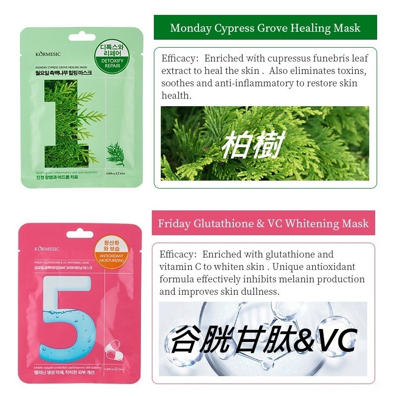1️⃣福利面膜~蜂王漿面膜 白藜蘆醇面膜 死海礦物泥面膜 谷胱甘肽&VC面膜 傳明酸面膜 珍珠面膜 靈芝面膜 膠原蛋白-細節圖8