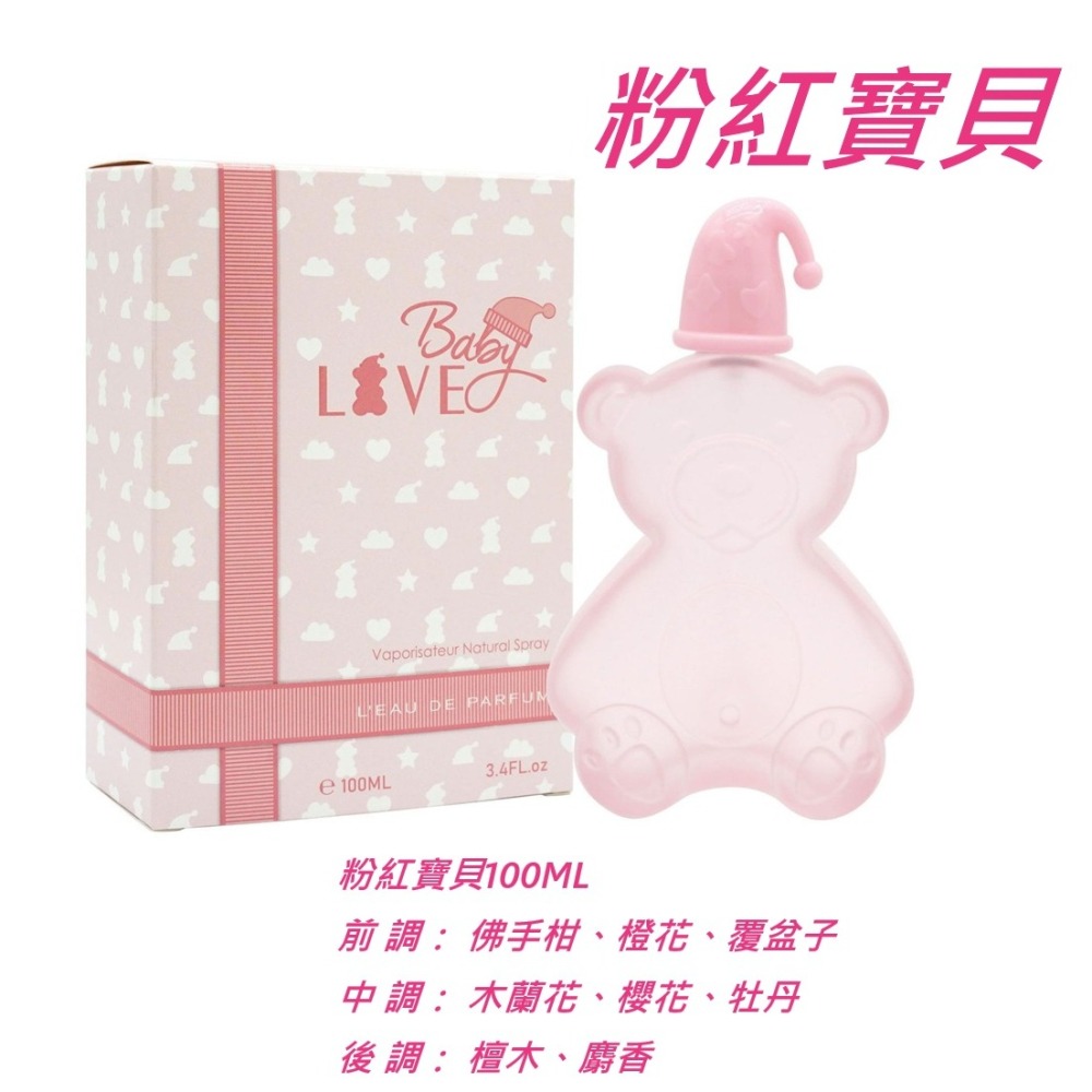 粉紅小熊香水 淘氣小熊水 粉紅寶貝 熊寶寶香水 泡泡熊香水 粉紅寶貝熊香水 小熊香水 淡香水-細節圖4