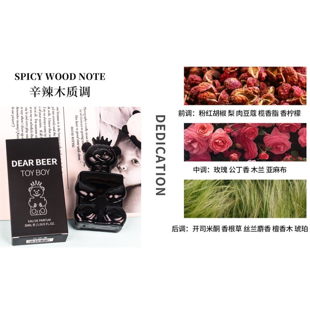 蜜芙美妝 台灣現貨 調皮小熊香水 小熊香水  泰迪熊香水 小熊淡香水 可愛小熊香水-細節圖10
