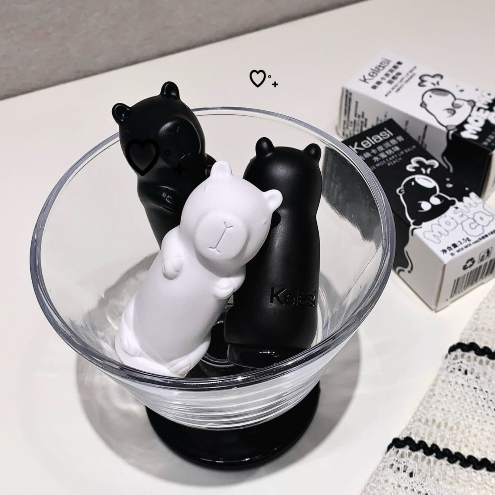 珂拉思護唇膏 卡皮巴拉護唇膏 潤唇膏 水豚君護唇膏 防乾裂 淡化唇紋 保濕滋潤補水-細節圖11