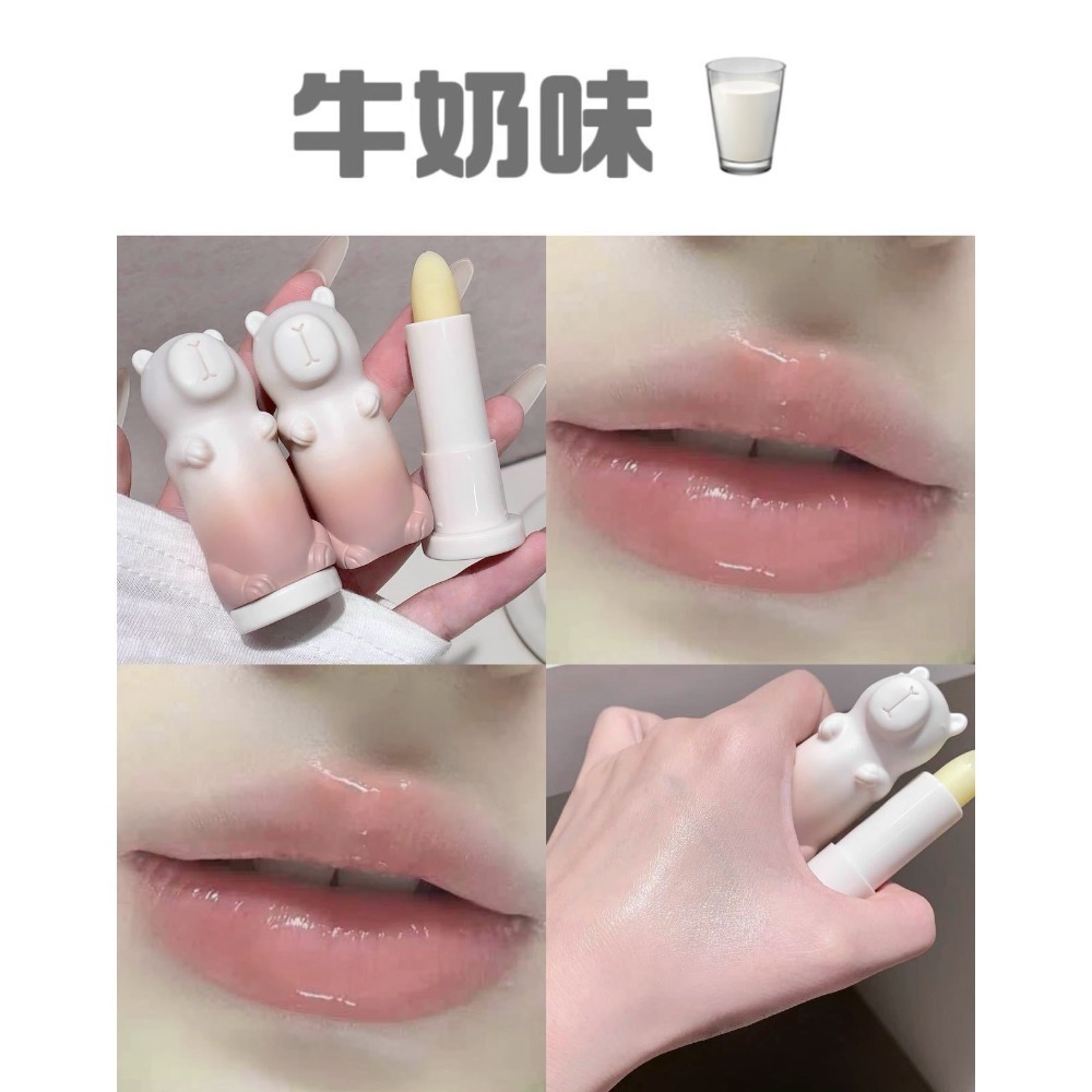 珂拉思護唇膏 卡皮巴拉護唇膏 潤唇膏 水豚君護唇膏 防乾裂 淡化唇紋 保濕滋潤補水-規格圖11