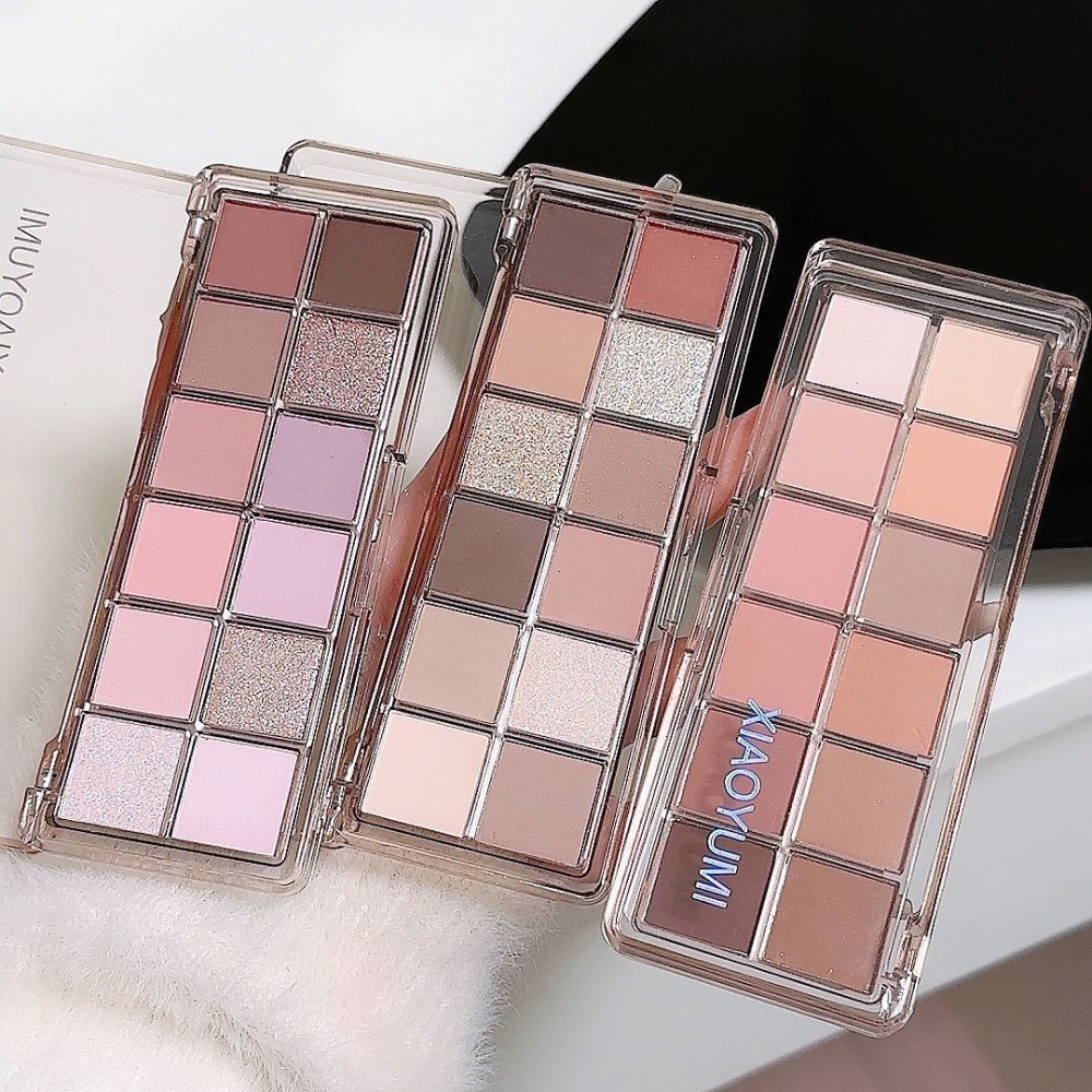 蜜芙美妝 12色眼影盤 灰粉色眼影 低飽和度 灰粉調眼影 珠光啞光 情緒框架眼影 小煙燻眼影盤 高光 腮紅 打亮-細節圖8