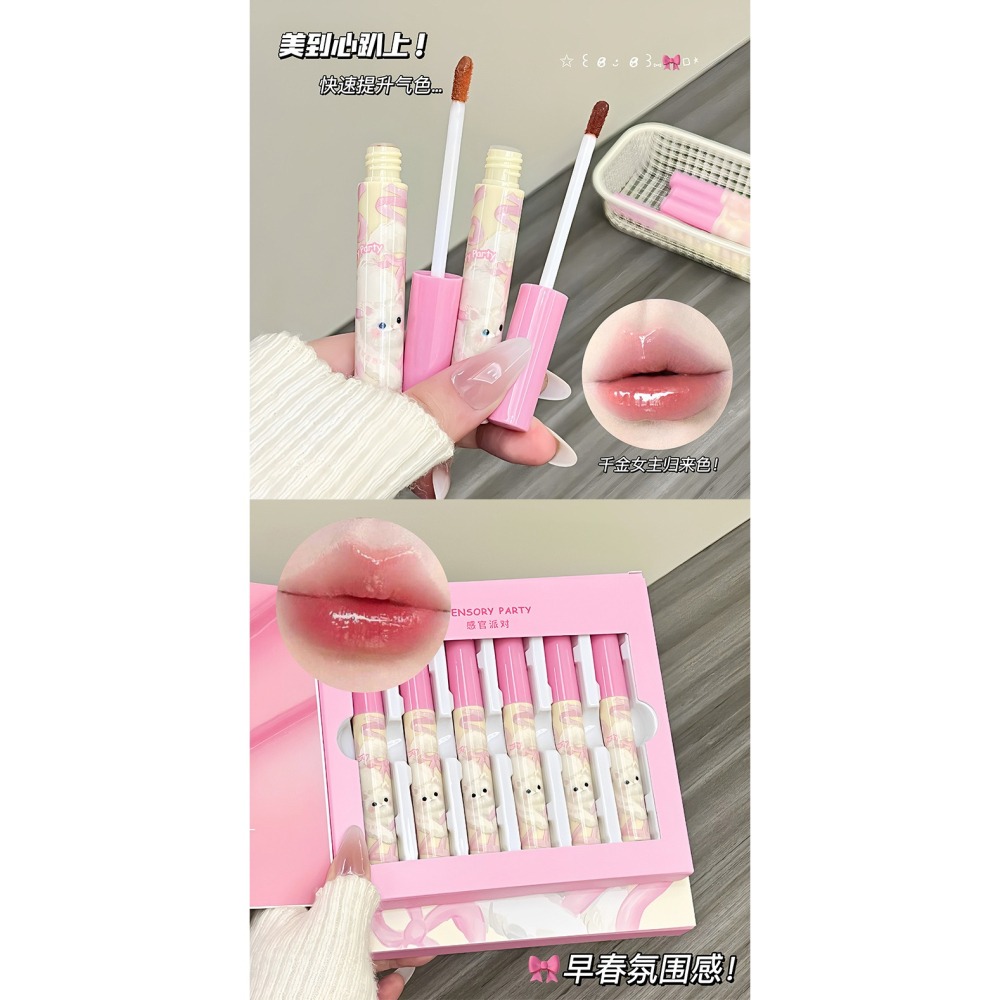 蜜芙美妝~水光鏡面唇釉 鏡面水光唇釉 果汁唇釉 水光唇蜜 水光唇彩 玻璃唇蜜 唇膏 水光口紅 #蝶漾-細節圖2