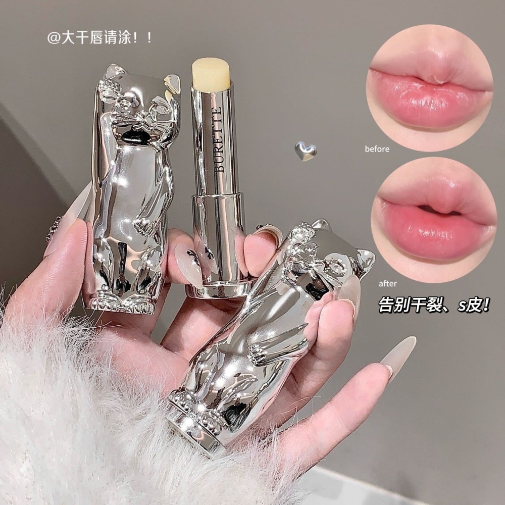 蜜芙美妝 招財貓護唇膏 貓咪護唇膏 小貓護唇膏 喵喵護唇膏 潤唇膏 喵咪 防乾裂 保濕滋潤補水-細節圖8