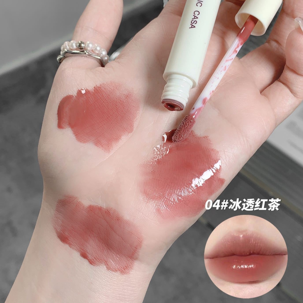 蜜芙美妝 白巧克鏡面唇釉 水光唇釉 果汁唇釉 水光鏡面 學生唇蜜 唇彩 唇釉 唇膏 水光口紅 可愛口紅-細節圖9