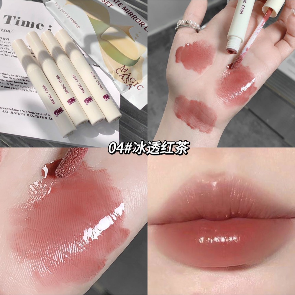 蜜芙美妝 白巧克鏡面唇釉 水光唇釉 果汁唇釉 水光鏡面 學生唇蜜 唇彩 唇釉 唇膏 水光口紅 可愛口紅-規格圖11