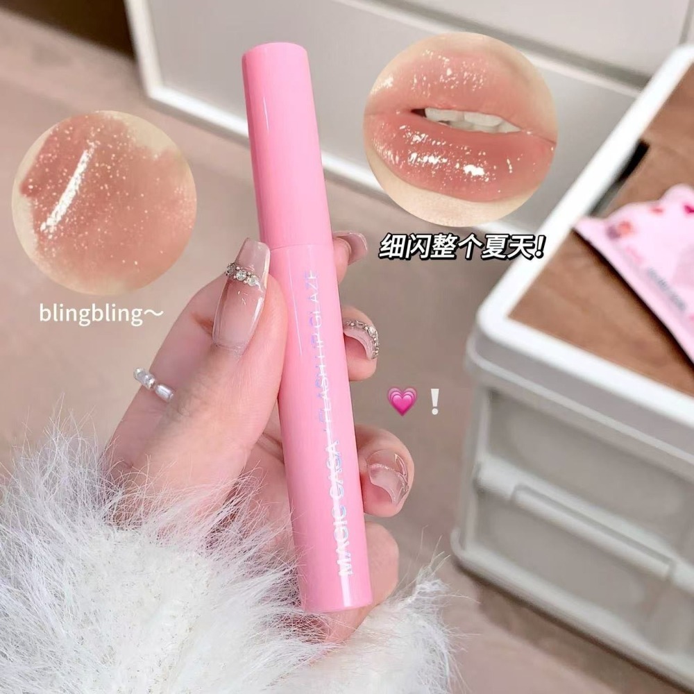 蜜芙美妝 人魚姬唇釉 鏡面水光唇釉 爆閃嘟嘟唇釉 閃亮水光唇蜜 玻璃唇釉 唇膏 水光口紅 人魚姬口紅-細節圖9