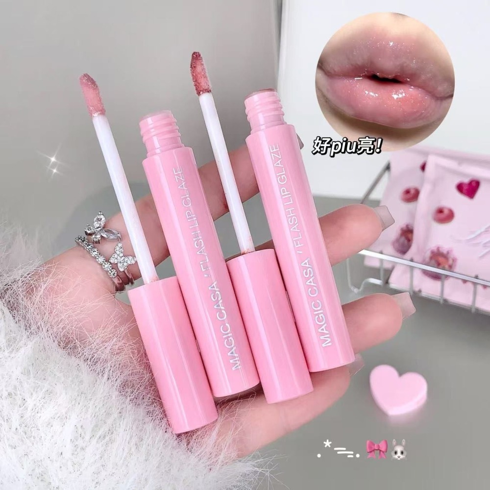 蜜芙美妝 人魚姬唇釉 鏡面水光唇釉 爆閃嘟嘟唇釉 閃亮水光唇蜜 玻璃唇釉 唇膏 水光口紅 人魚姬口紅-細節圖11