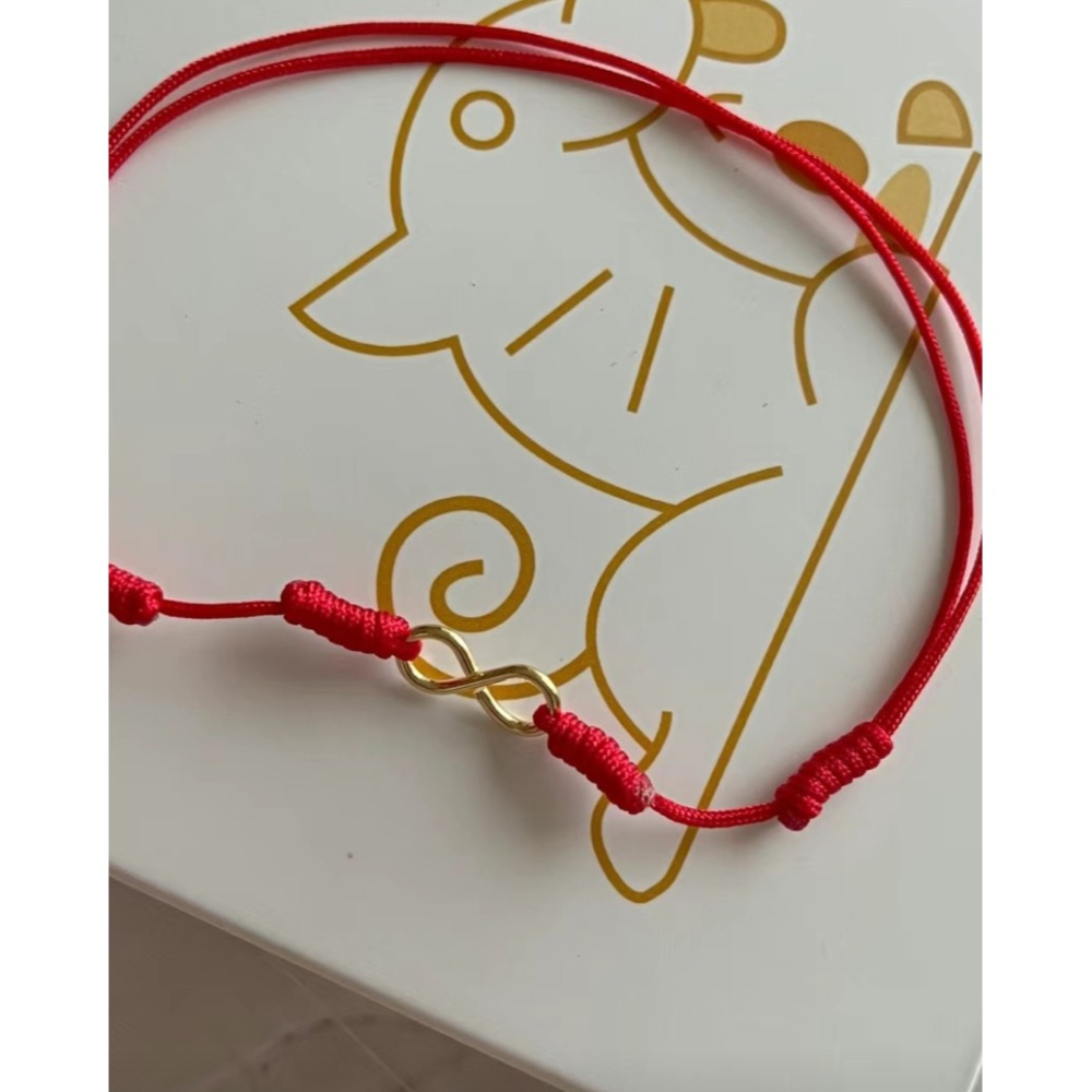 無限有錢 無限手鍊 硃砂手鍊 紅繩手鍊 招好運 招財手鍊 幸運手鍊 本命年手鍊 本命年紅繩手環 手繩-細節圖5